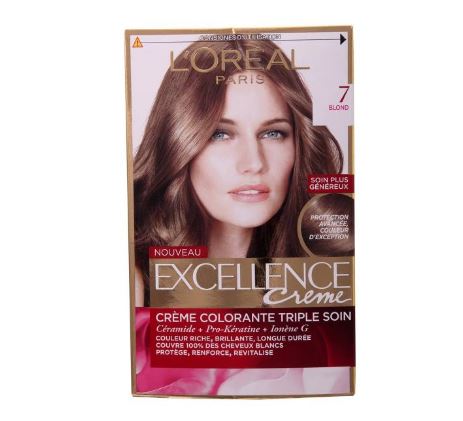 کیت رنگ مو لورآل مدل Excellence شماره 7