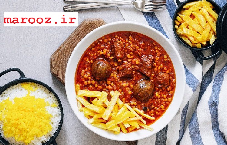 3 دستور غذای ایرانی برای افراد سخت پسند 2 قیمه رستورانی و فوتوفن آمادهسازی آن