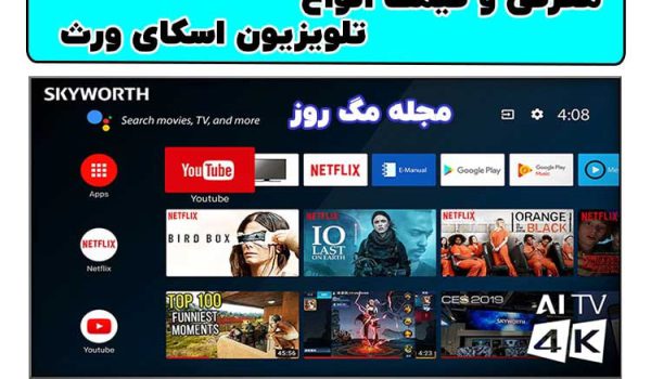 قیمت تلویزیون اسکای ورث (خرید تلویزیون skyworth) سال 1401 1 معرفی و قیمت تلویزیون اسکای ورث (ال ای دی skyworth) سال ۱۴۰۱