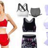 sports bra and shorts set