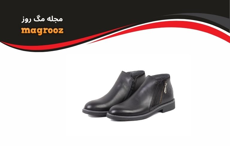 نیم بوت زیپ دار مردانه